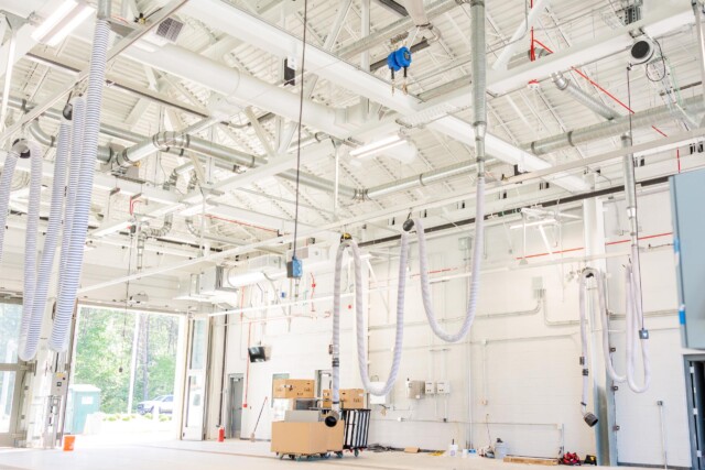 Marine base fire station.